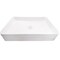 Novatto Rectangular White Porcelain Sink with Grooved Exterior; 26.25" Width NP-208513 - alternate 1